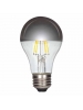 Satco S9826 - 6.5 Watt - A19 LED - Silver Crown - 2700K Warm White - Medium base - 650 lumens - 120V - 6 Packs